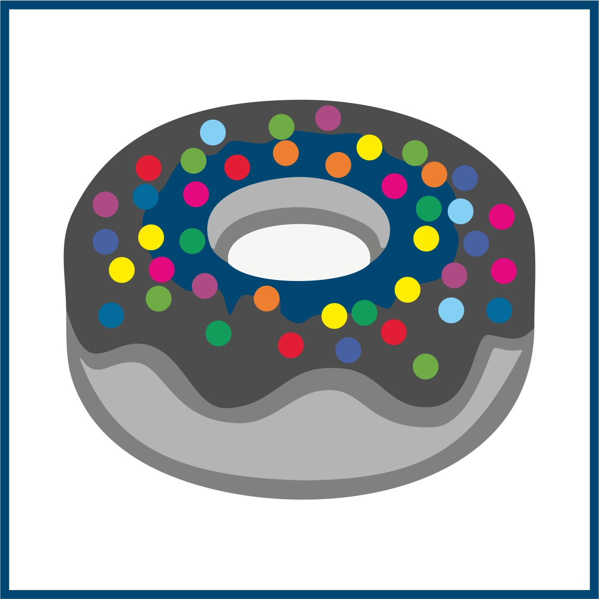 Piktogramm eines Donuts