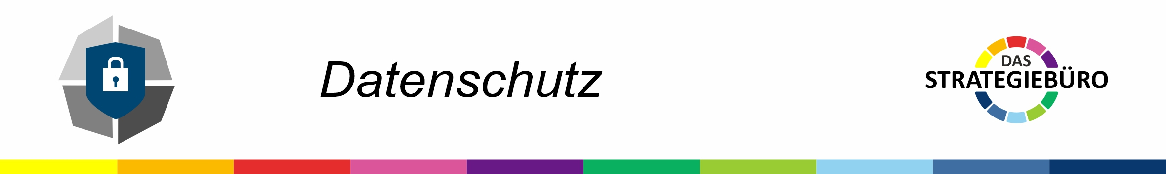 Logo Das Strategiebüro mit dem Text "Datenschutz"