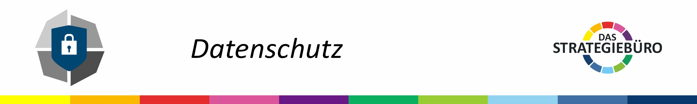 Logo Das Strategiebüro mit dem Text "Datenschutz"