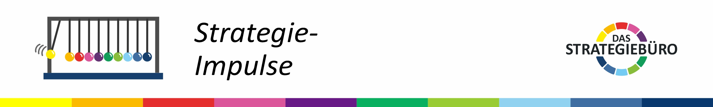 Logo Das Strategiebüro mit Text "Strategie-Impulse"